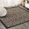 Jonathan Y Madrid Vintage Filigree Textured Weave Black/Khaki 9 ft Square Indoor/Outdoor Area Rug SMB107A-9SQ - alternate 1