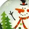 Homeroots Festive Glitter Snowman Hand Painted Mouth Blown Glass Ornament 477464 - alternate 4