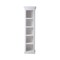 Homeroots 75" White Solid Wood Five Tier Bookcase 397663 - alternate 6