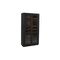 Homeroots 80in Dark Gray Distressed Solid Wood Bar Cabinet With Two Doors 489038 - alternate 1