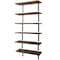 Lavish Home Floating Wood Shelves Set of 6 Shelves for Living Room, Kitchen, Bedroom, or Bathroom Decor 80-FLT-20 - alternate 1
