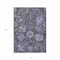 Homeroots 8' X 10' Purple And Black Damask Washable Indoor Outdoor Area Rug 609103 - alternate 3