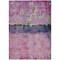 Homeroots 5' X 8' Blush And Mint Green Abstract Washable Indoor Outdoor Area Rug 618596 - alternate 6
