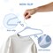 Simple Deluxe Kids Velvet Hangers, 11 Inch Durable Children Hangers for Closet, Blue, 30PK HKHANGVELVETKID30BLU - alternate 6