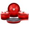 Megachef 7 Piece Enameled Cast Iron Cookware Set in Red 750124525M - alternate 4