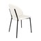 Manhattan Comfort Haven Metal Vegan Leather Side Chair in Ivory - Set of 4 DC1536-3 - alternate 5