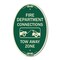 Signmission Fire Department Connection Tow Away Zone Wit, 12 In X 18 In Architectural, Heavy Gauge Aluminum A-OV-G-1218-24024 - alternate 1