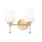 Z-Lite Henri Modern Gold 2 Light Vanity 7700-2V-MGLD - alternate 1