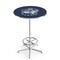 Holland Bar Stool Co 42" Chrome Georgetown Pub Table, 36" dia. Top L216C4236Grgtwn - alternate 1