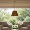 Homeroots 16" Antique Gold Aluminum Cone LED Dimmable Outdoor Pendent Hanging Light 683468 - alternate 7