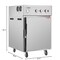 Koolmore 4-Pan Half-Size Commercial Cook And Hold Oven 3,000W/240V in Stainless-Steel KM-CCAH3-1D - alternate 5