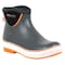 Dryshod Flex Ankle Height Rubber Deck Boots, Waterproof, Boating, Fishing, Grey / Orange, Size 12 SMX-MA-GY-012 - alternate 3