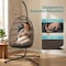 Serenelife Egg Chair with Stand SWC77DG - alternate 4