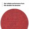 3M 3M Red Abrasive Disc, 01261, 6 in, P80, 50 discs per carton, 6PK 316U - alternate 6