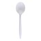 Empress Medium Weight Soupspoon Polypro White  Dense Pack, 1000PK E175004 - alternate 1