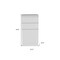 Homeroots 23" White Two Drawer Standard Chest 478397 - alternate 4