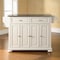 Crosley Alexandria Stainless Steel Top Full Size Kitchen Island/Cart KF30002AWH - alternate 5