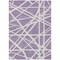 Homeroots 5' X 8' Lavender And Ivory Geometric Washable Indoor Outdoor Area Rug 600469 - alternate 5