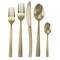 Megachef Baily 20 Piece Flatware Utensil Set, Stainless Steel Service for 4 in Light Gold MCFW-BAILY-LIGHTGOLD - alternate 4