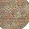 Homeroots 8' Brown Taupe And Sage Round Polka Dot Washable Indoor Outdoor Area Rug 614655 - alternate 3