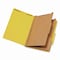 Pendaflex Pressboard Top Tab Folders, 2/5-Cut Tab, Expands 2.5", 2 Dividers, 6 Fasteners, Legal, Yellow, 10PK 29034P - alternate 1