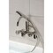 Kingston Brass 7-Inch Adjustable Wall Mount Clawfoot Tub Faucet, Polished Nickel AE8156CG - alternate 3