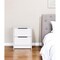Homeroots 19" Wood Two Drawer Nightstand 477902 - alternate 3