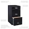 Space Solutions 14.25 in W 3 Drawer Vertical File Cabinet W/ Pencil Drawer, Black 21617 - alternate 10