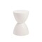 Homeroots 17" White Heavy Duty Plastic Round Pedestal End Table 524950 - alternate 5