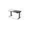 Homeroots 48" Adjustable Black Stainless Steel Computer Desk 397735 - alternate 2
