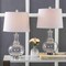 Jonathan Y Lavelle 25" Glass LED Table Lamp, Clear/Chrome, 2PK JYL1068B-SET2 - alternate 10