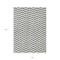 Homeroots 10' X 14' Gray And Ivory Chevron Washable Indoor Outdoor Area Rug 595318 - alternate 3