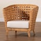 Bali & Pari Daiwa Bohemian Light Honey Ratan Accent Chair 250-13692-ZORO - alternate 8