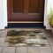 Homeroots 2' X 3' Chocolate Abstract Washable Non Skid Indoor Outdoor Area Rug 563592 - alternate 3