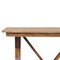 Homeroots 71" Brown Solid Wood Trestle Base Dining Table 719514 - alternate 5