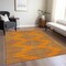 Homeroots 3' X 5' Orange And Blue Geometric Washable Indoor Outdoor Area Rug 598764 - alternate 8
