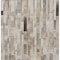 Homeroots 5' X 8' Taupe And Gray Striped Washable Indoor Outdoor Area Rug 615525 - alternate 8