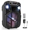 Pyle PyleBluetooth PA Speaker System - 300W, Rechargeable, 8 in Subwoofer, 1 in Tweeter, MP3/USB, Radio PPHP838B - alternate 1