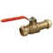 Sharkbite 1 in. Brass Push Fit Slip Ball Valve Full Port Lever For Potable Water 24737LF - alternate 1
