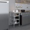 Amgood 24in D x 18in L Stainless Steel Table, Three Undershelves AMG WT-2418-3SH-Z - alternate 4