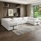 Homeroots White Italian Leather Power Reclining U Shaped Eight Piece Corner Sectional With Console 634663 - alternate 2