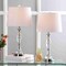 Jonathan Y Reid 25.5" Crystal LED Table Lamp, Clear/Chrome, 2PK JYL2041A-SET2 - alternate 5