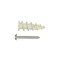 National Brand Alternative Nylon EZ #8 x 1-1/2 in. Wall Anchor Kit with Screws, 25PK WDKN008OP-001HD - alternate 2