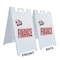 Signmission We Finance, A-Frame & 2 Decals Installed, Heavy-Duty Plastic Frame SBHD-D-2436-We Finance - alternate 2