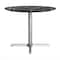 Flash Furniture Commercial All-Weather 36" Round Black Faux Marble HPL Tabletop-Silver X Base ST-RD36-BKMAR-T3030S-GG - alternate 6