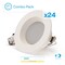 Infibrite 4 In. Retrofit 3000K Warm White LED Recessed Light 9W 750LM, Dimmable, Wet Rated, 24PK IB-005-3-9W-WH-24PK - alternate 1