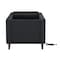 Flash Furniture HERCULES Artemis 3 Piece Black LeatherSoft Sofa and 2 Chair Set, 8 AC Outlets/4 USB/4 USB-C Ports ZB-8921-SET3-BLK-GG - alternate 7