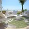 Homeroots 8' Olive Green Taupe And Beige Round Floral Washable Indoor Outdoor Area Rug 589562 - alternate 4