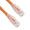 Sanoxy 7ft Cat6 550 MHz UTP Ethernet Network Patch Cable W/ Clear Snagless Boot, Orange SNX-CBL-LDR-C6117-5007 - alternate 1