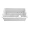 Whitehaus Collection Undermount/Drop-in Fireclay Kitchen Sinks, Stainless Steel Grid Included WHUF3119 - alternate 1